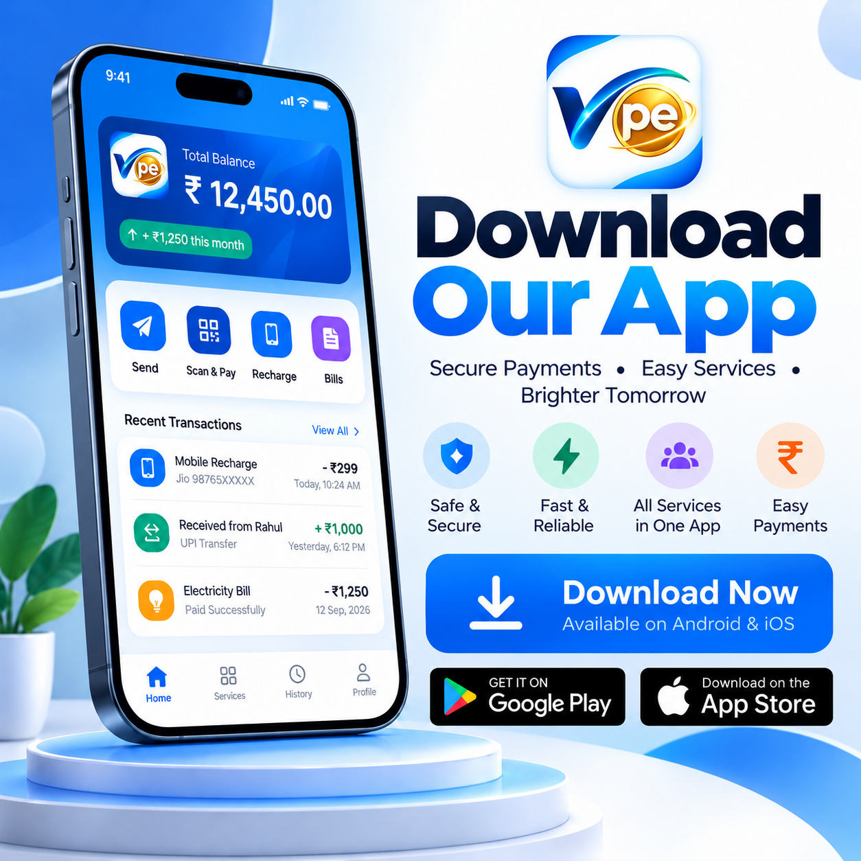 Vfirstpe mobile application